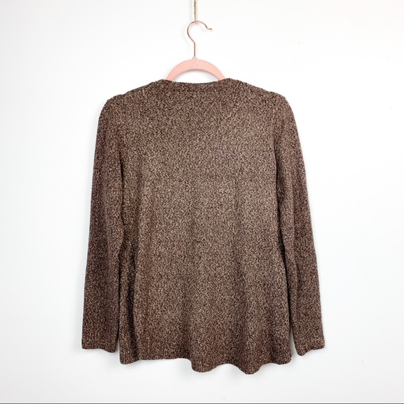 Joe Fresh Long Sleeve Super Soft Brown Sweater - Picture 6 of 8